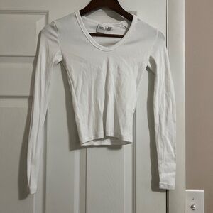HOMESTRETCH™ RIB V-NECK LONGSLEEVE